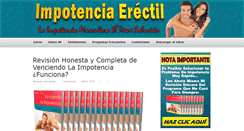Desktop Screenshot of impotenciaerectil.com
